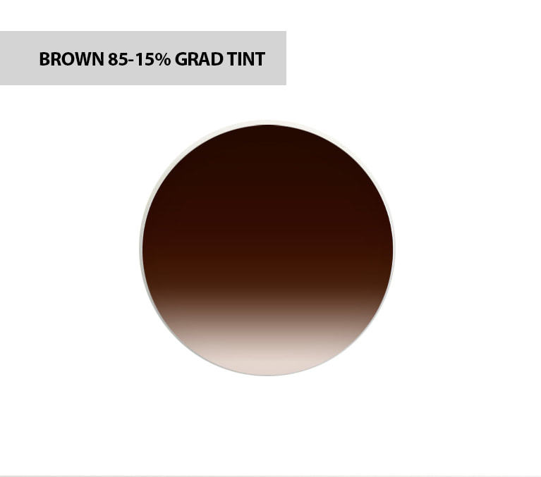 high quality gradient brown sunglasses lenses