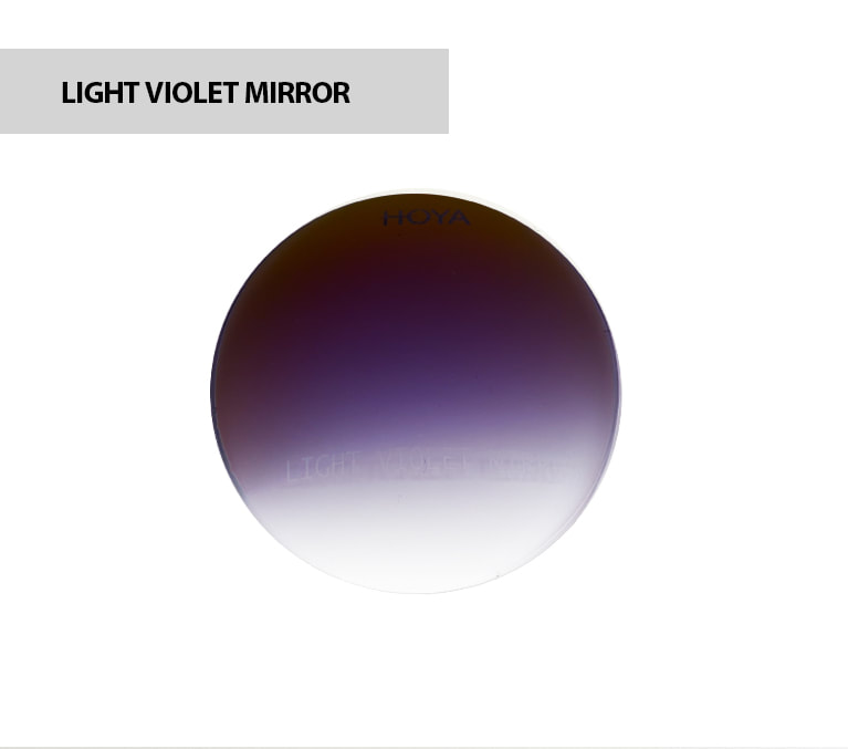 high quality light violet mirror sunglasses lenses