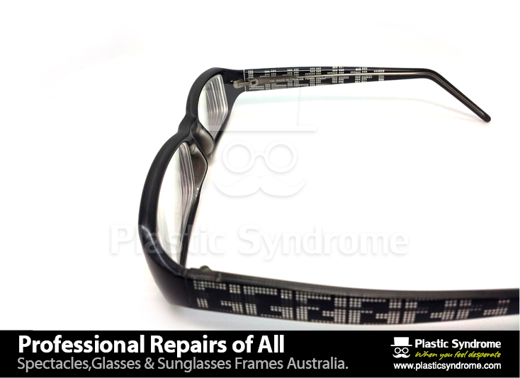 Fendi eyeglass frame Asian metal nose pads fitting service1