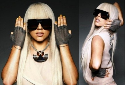 Lady Gaga with AM Eyewear 