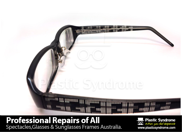 Fendi eyeglass frame Asian metal nose pads fitting service4
