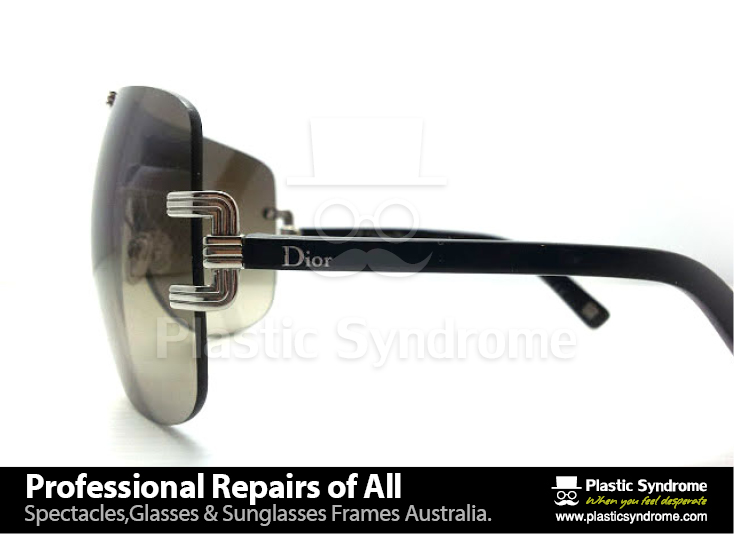 Dior 84JHA Sunglass frame hinge repair5